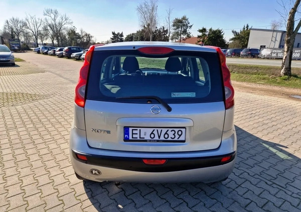 Nissan Note cena 12900 przebieg: 153000, rok produkcji 2006 z Kutno małe 631